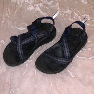 Navy and Grey Chaco. Wore once. EUC.